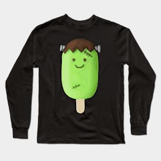 Cute Frankenstein halloween popsicle Long Sleeve T-Shirt